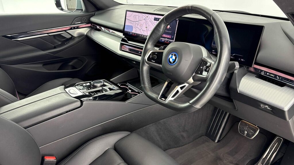 BMW i5 Saloon ML24FFD Grey #6