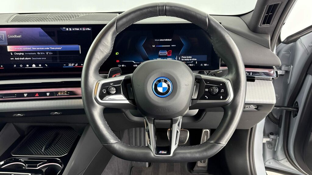 BMW i5 Saloon ML24FFD Grey #5