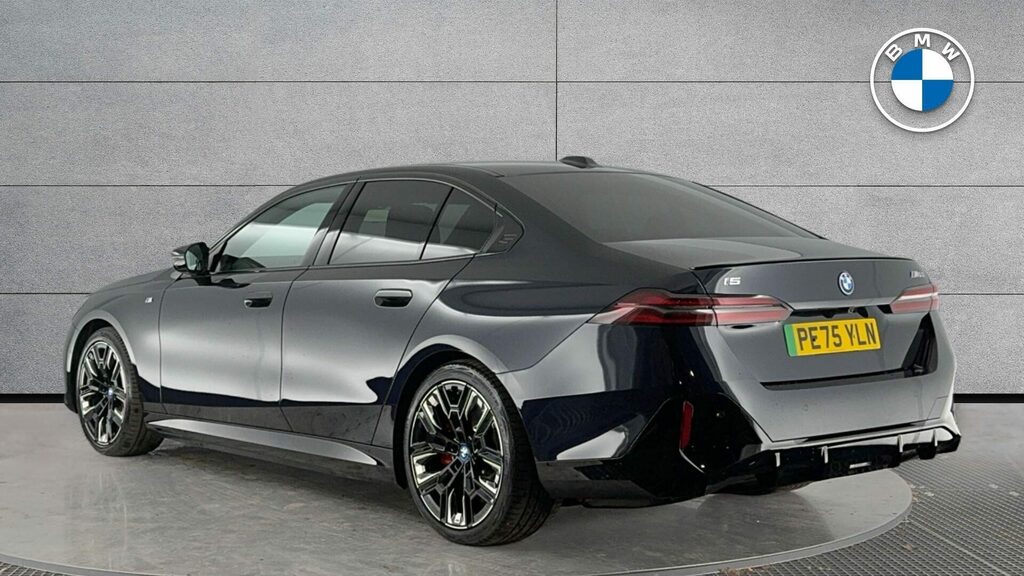 BMW i5 Saloon PE75YLN Black #2