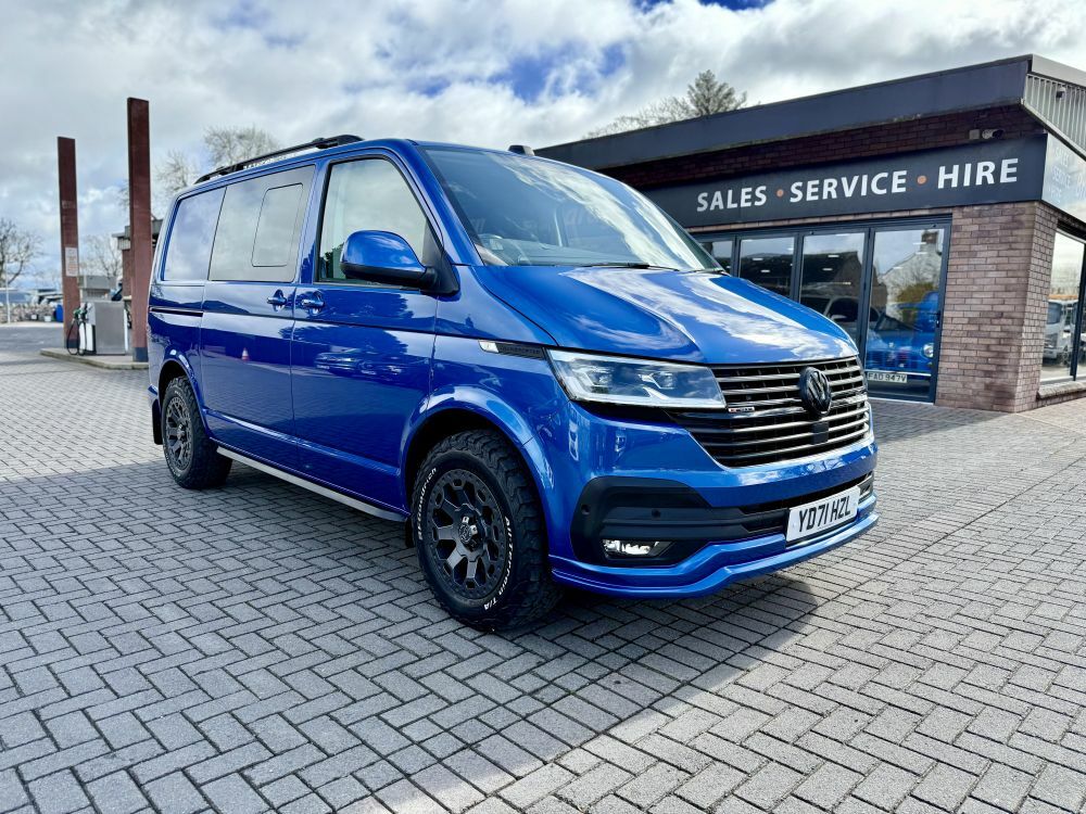 Volkswagen Transporter 2.0 Bitdi T32 Highline Kombi Dsg 4Motion YD71HZL Blue #2