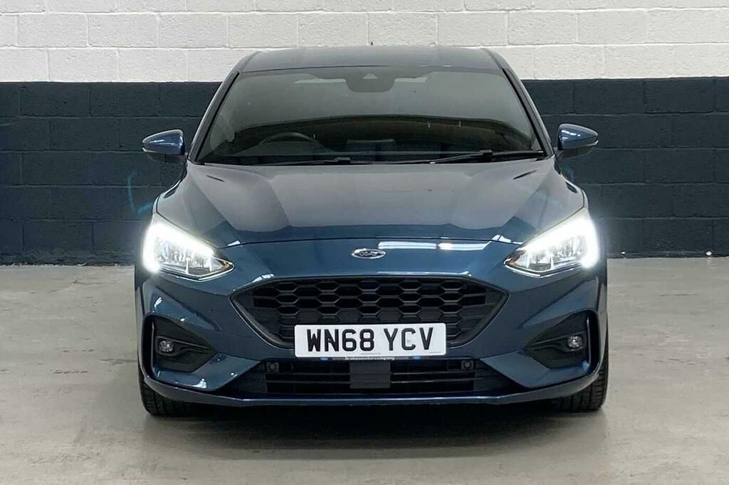 Ford Focus 1.0T Ecoboost St-line X Euro 6 Ss WN68YCV Blue #2
