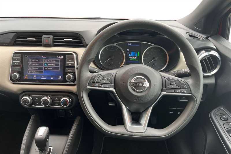 Nissan Micra 1.0 Ig-t 92 Acenta Cvt SV71YHE Red #4