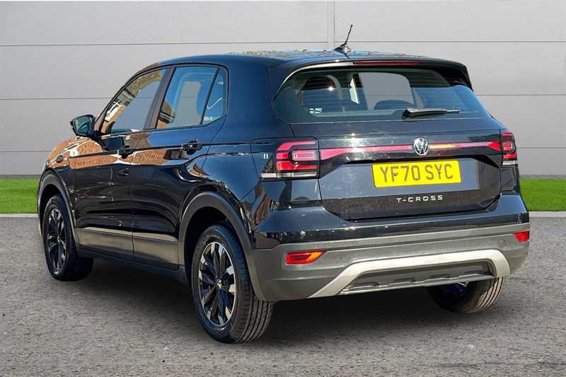 Volkswagen T-Cross 1.0 Tsi S YF70SYC Black #3