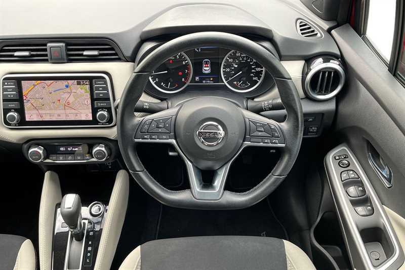 Nissan Micra 1.0 Ig-t 92 Tekna Cvt MC72HDL Red #4