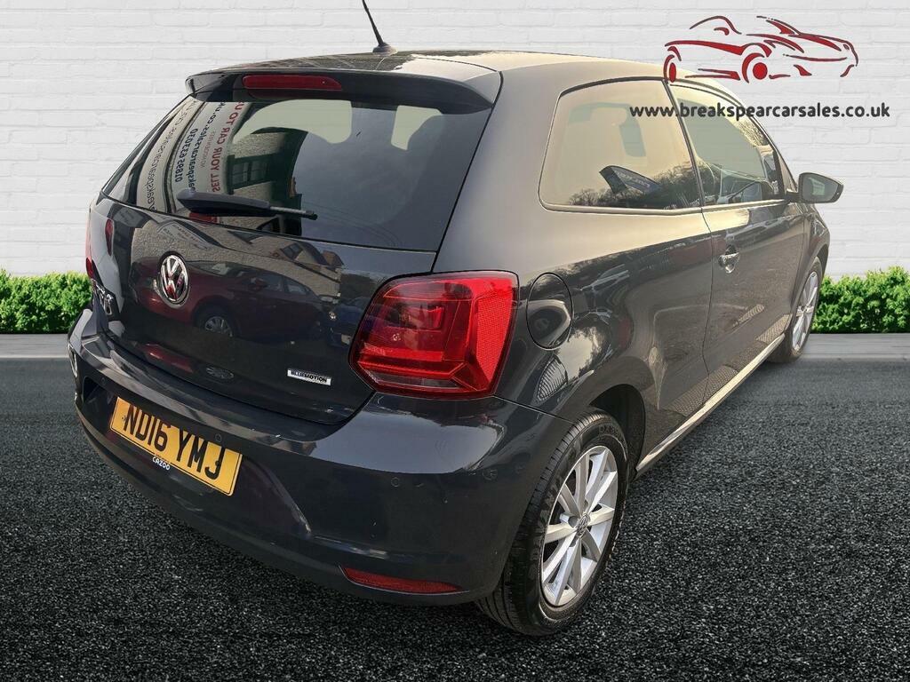 Volkswagen Polo 1.0 Bluemotion Tech Match Euro 6 S S ND16YMJ Grey #6