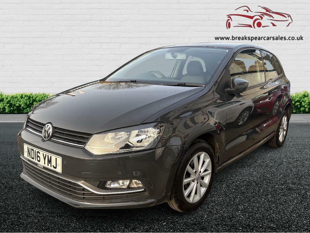 Volkswagen Polo 1.0 Bluemotion Tech Match Euro 6 S S ND16YMJ Grey #3