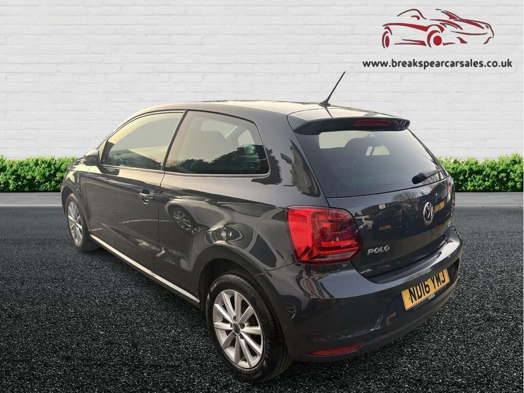 Volkswagen Polo 1.0 Bluemotion Tech Match Euro 6 S S ND16YMJ Grey #4