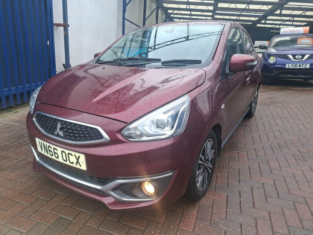 Mitsubishi Mirage Hatchback 1.2 Juro Euro 6 Ss 201666 VN66OCX Purple #3
