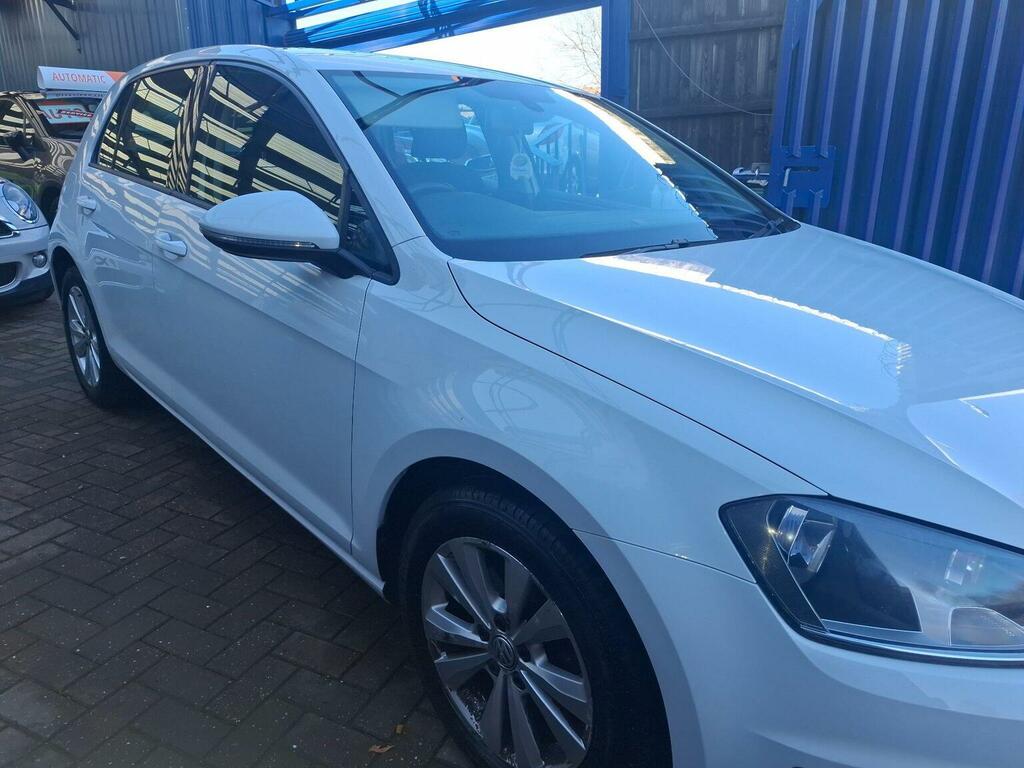 Volkswagen Golf Hatchback 1.6 Tdi Bluemotion Tech Se Euro 5 Ss BK13UKF White #4
