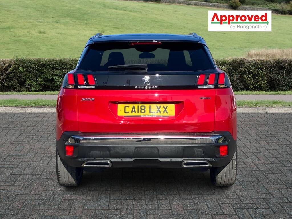 Peugeot 3008 1.5 Bluehdi Gt Line Premium Eat8 CA18LXX Red #4