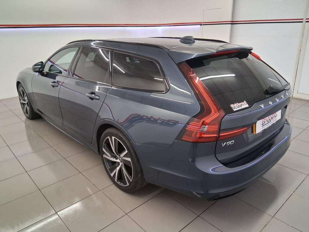 Volvo V90 2.0 B4 Mhev R-design Estate SO71HHT Blue #4