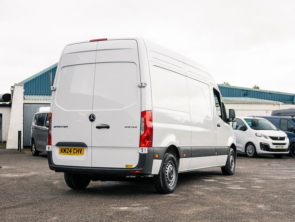 Mercedes-Benz Sprinter Progressive 315 2.0 Cdi 150 Bhp L2 H2 Mwb Euro 6 D KM24CHV White #6