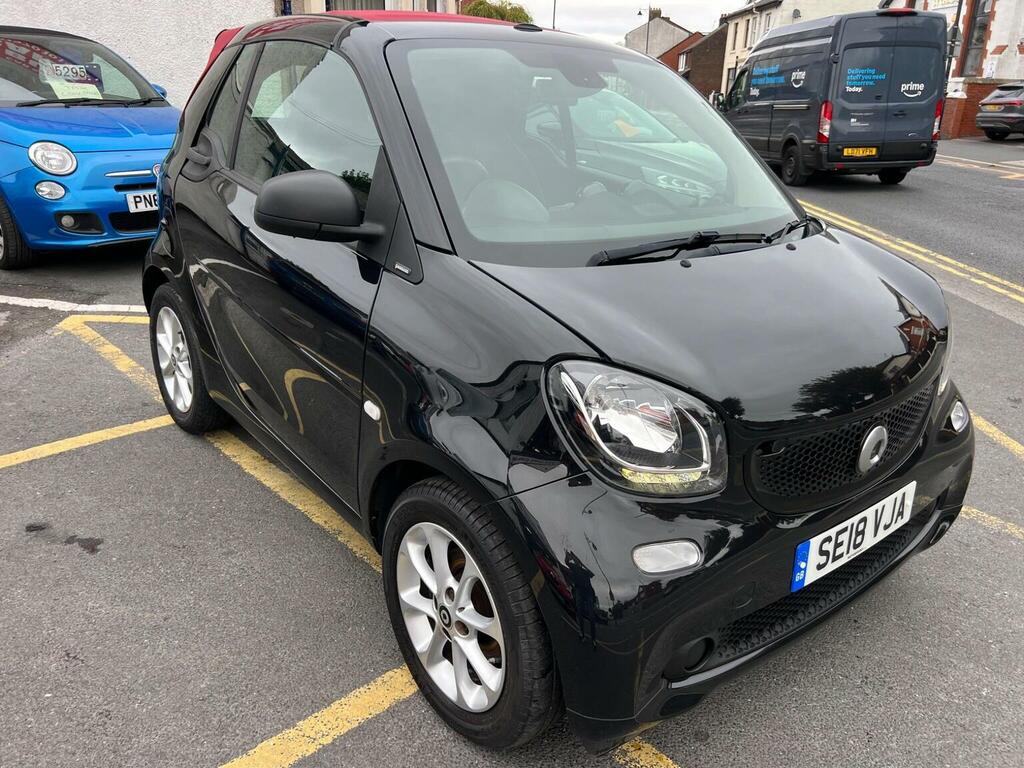 Smart Fortwo Cabrio Convertible 1.0 Passion Cabriolet Euro 6 Ss Black