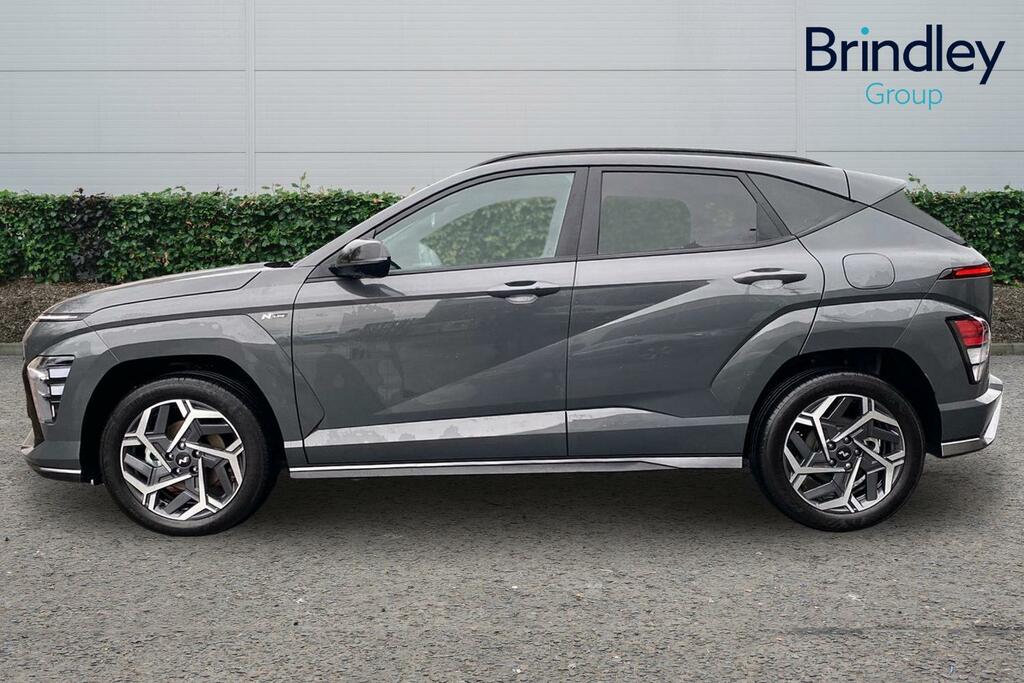 Hyundai Kona 1.6 H-gdi N Line Suv Hybrid Dct Euro 6 DT75TUJ Grey #5
