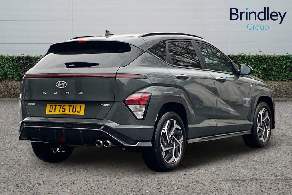 Hyundai Kona 1.6 H-gdi N Line Suv Hybrid Dct Euro 6 DT75TUJ Grey #4