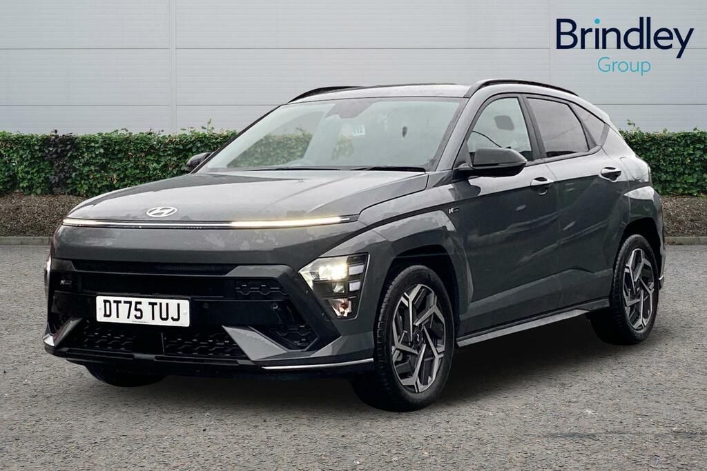 Hyundai Kona 1.6 H-gdi N Line Suv Hybrid Dct Euro 6 DT75TUJ Grey #2