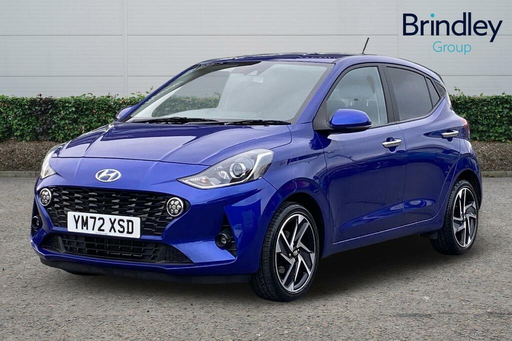 Hyundai I10 1.0 Premium Hatchback Euro 6 Ss Blue #2