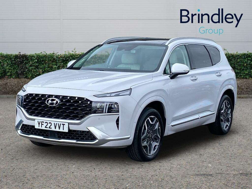 Hyundai Santa Fe 1.6 H T-gdi Ultimate Suv Hybrid 4W YF22VVT White #2