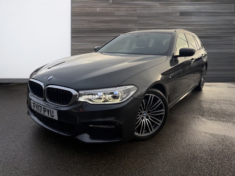 BMW 5 Series 3.0 530D M Sport Touring Xdrive Eu FY17PYU Grey #3