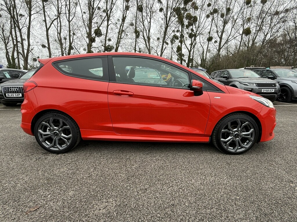 Ford Fiesta 1.0 T Ecoboost St-line Ulez OV68AAO Red #5