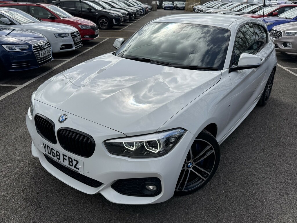BMW 1 Series 2.0 120D M Sport Shadow Edition Ulez YD68FBZ White #4