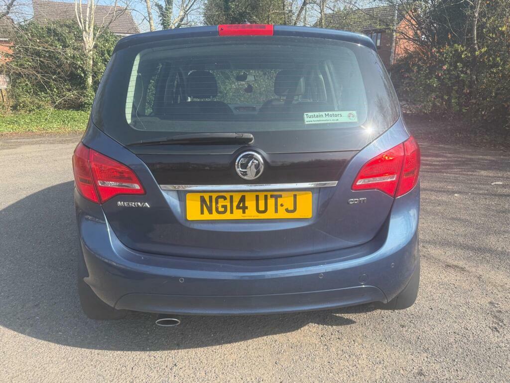 Vauxhall Meriva Mpv 1.6 Cdti Ecoflex Exclusiv Euro 6 Ss 20 NG14UTJ Blue #6