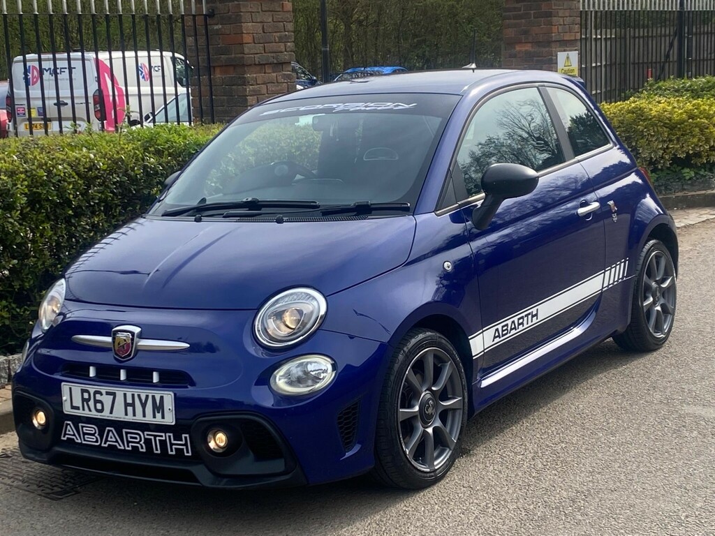 Abarth 595 1.4 T-jet Euro 6 LR67HYM Blue #4
