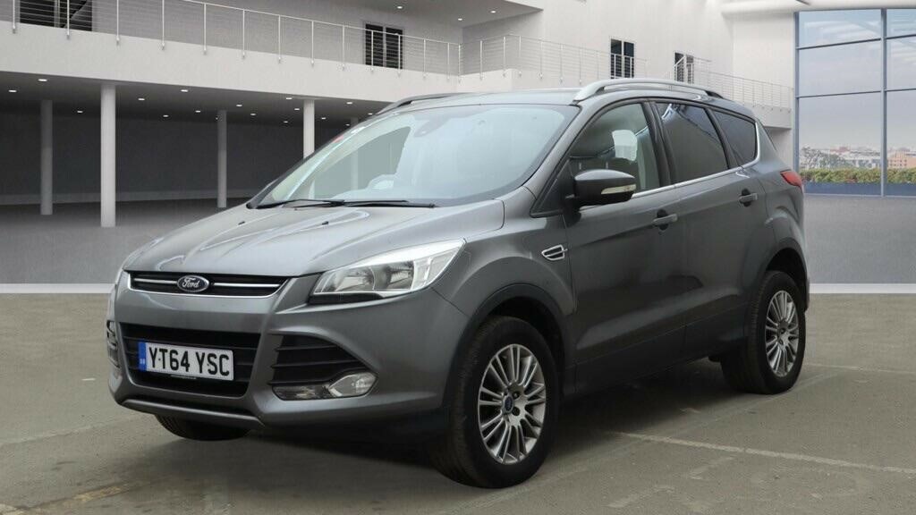 Ford Kuga 2.0 Tdci Titanium Powershift Awd Euro 5 YT64YSC Grey #2