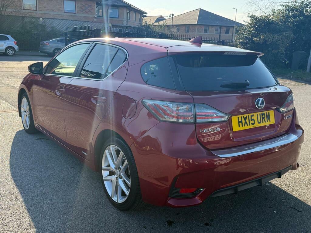 Lexus CT 1.8 200H Advance Cvt Euro 6 S S HX15URM Red #6