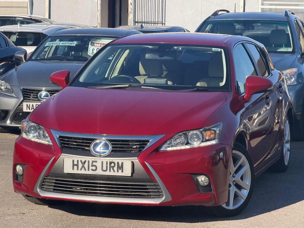 Lexus CT 1.8 200H Advance Cvt Euro 6 S S HX15URM Red #3