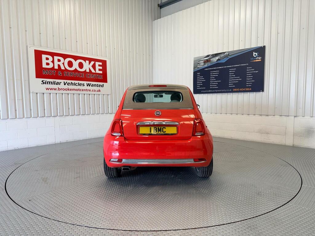 Fiat 500C Convertible 1.2 Eco Lounge Euro 6 Ss 2016 RJ16DYM Pink #6