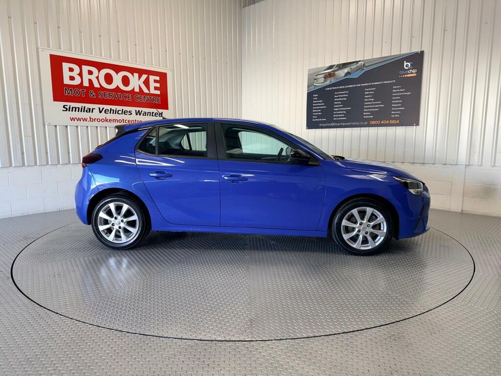 Vauxhall Corsa Hatchback 1.2 Turbo Design Euro 6 Ss 2022 LC72POU Blue #4