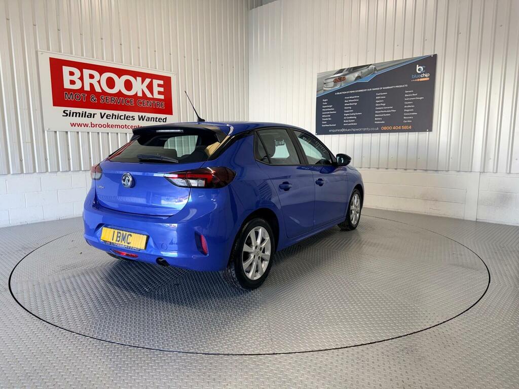 Vauxhall Corsa Hatchback 1.2 Turbo Design Euro 6 Ss 2022 LC72POU Blue #5