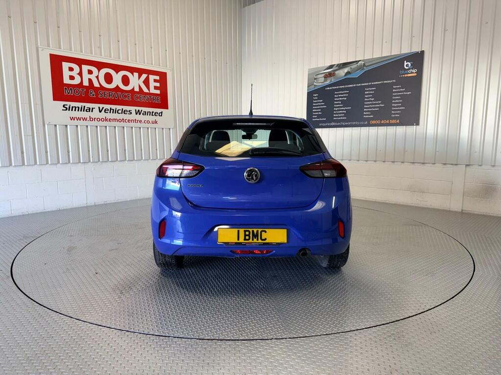 Vauxhall Corsa Hatchback 1.2 Turbo Design Euro 6 Ss 2022 LC72POU Blue #6