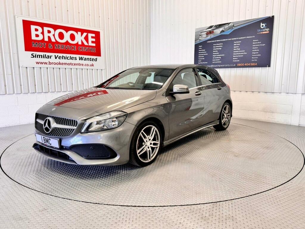 Mercedes-Benz A Class Hatchback 1.5 A180d Amg Line 7G-dct Euro 6 Ss 5 WN66YMT Grey #2