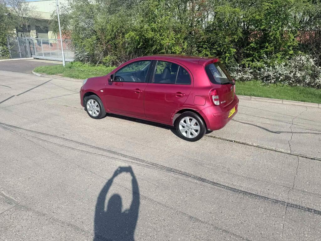 Nissan Micra 1.2 12V Acenta Euro 5 BD62XTX Red #4