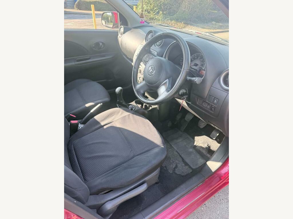 Nissan Micra 1.2 12V Acenta Euro 5 BD62XTX Red #5