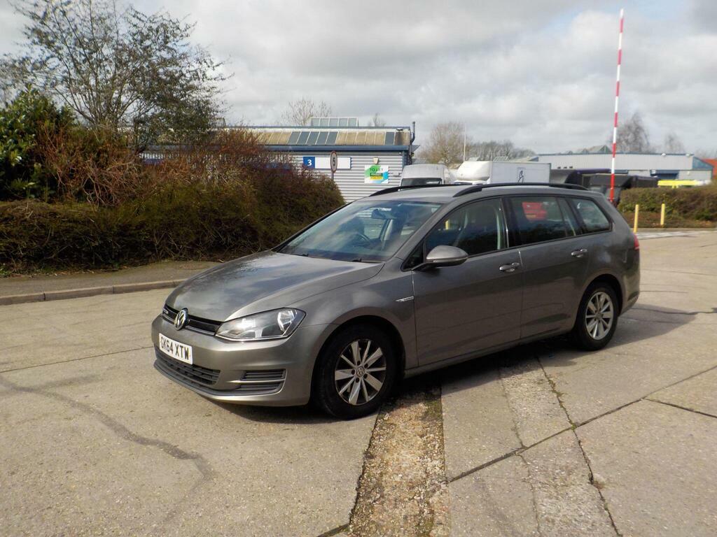 Volkswagen Golf 1.6 Tdi Bluemotion Estate GK64XTW Silver #2