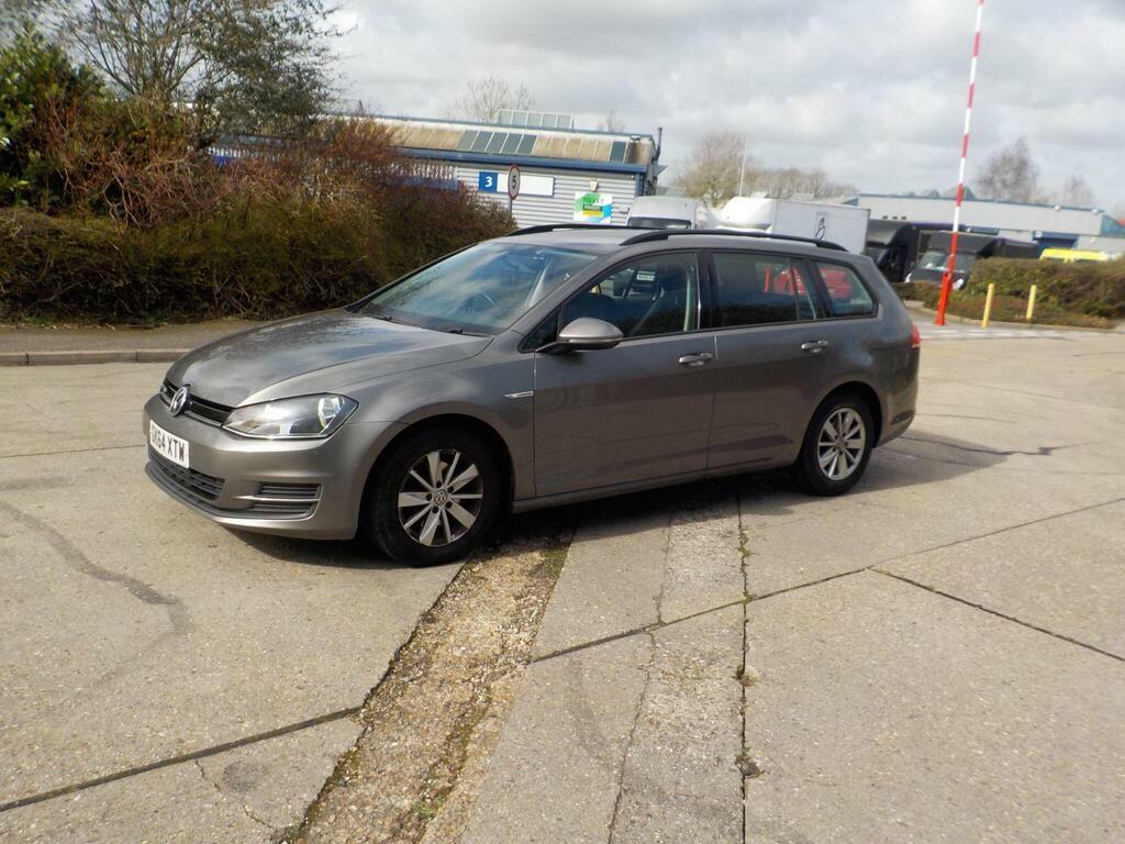 Volkswagen Golf 1.6 Tdi Bluemotion Estate GK64XTW Silver #5