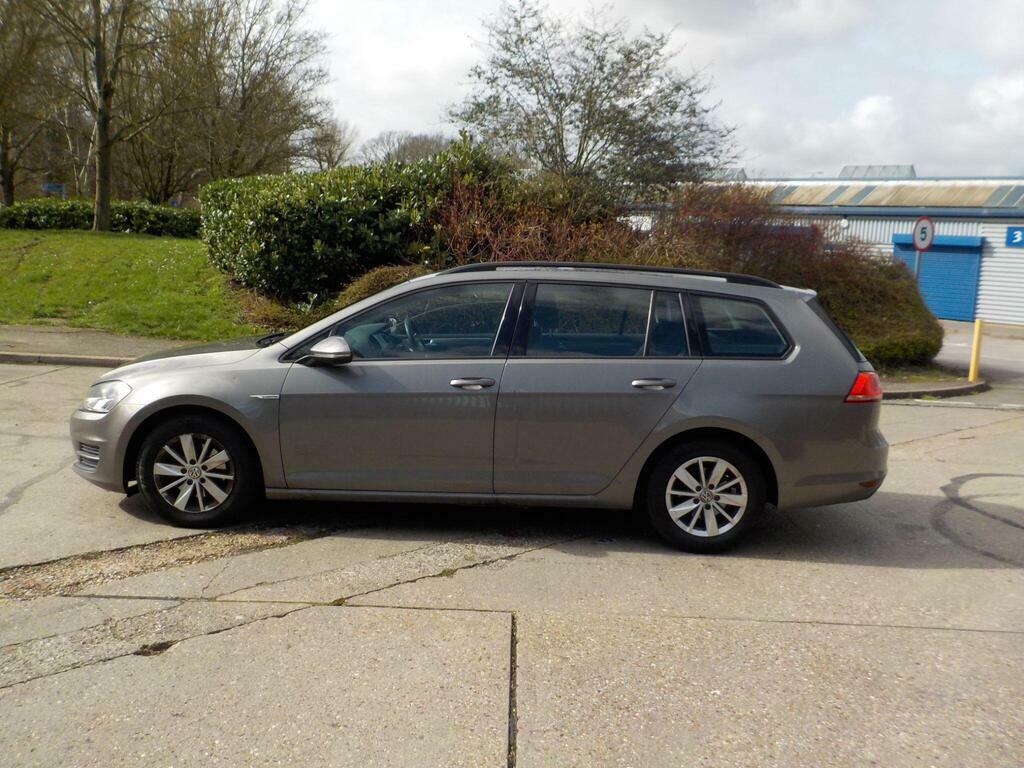 Volkswagen Golf 1.6 Tdi Bluemotion Estate GK64XTW Silver #4