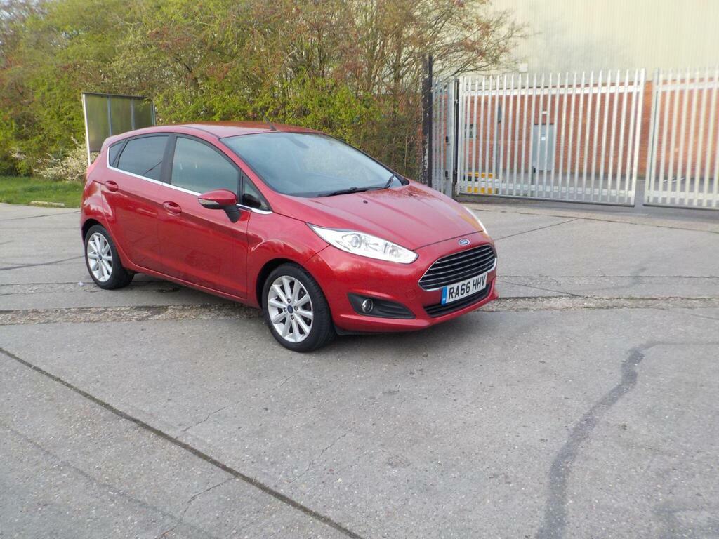Ford Fiesta 1.0T Ecoboost Titanium Euro 6 S S RA66HHV Red #3