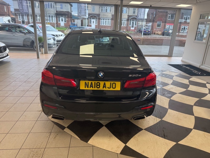 BMW 5 Series 530E M Sport 18 NA18AJO Black #6