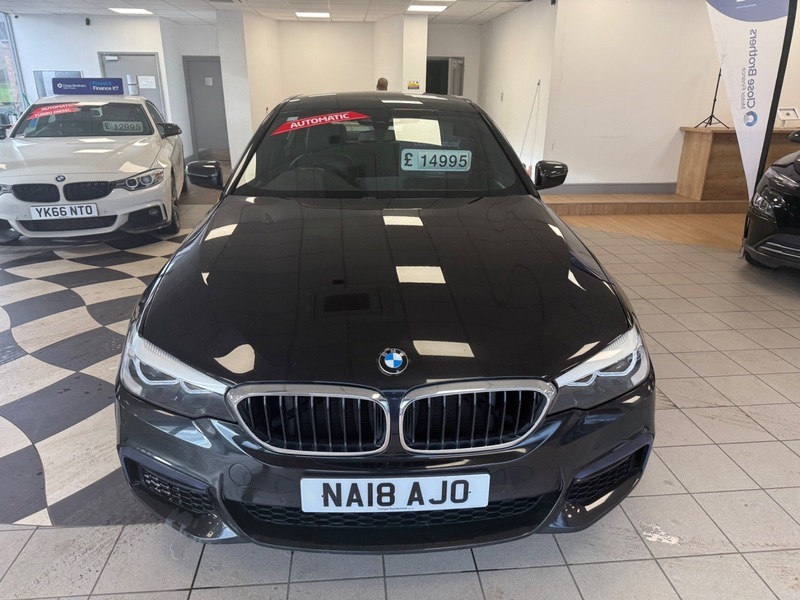 BMW 5 Series 530E M Sport 18 NA18AJO Black #2