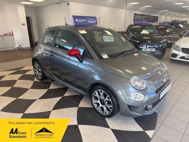Fiat 500 S 68 Plate 55000 Grey