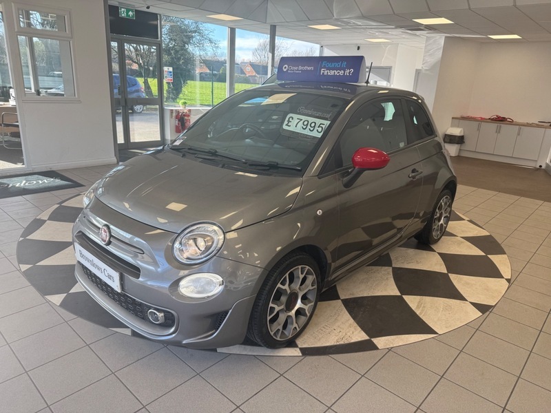 Fiat 500 S 68 Plate 55000 PF68LZA Grey #3