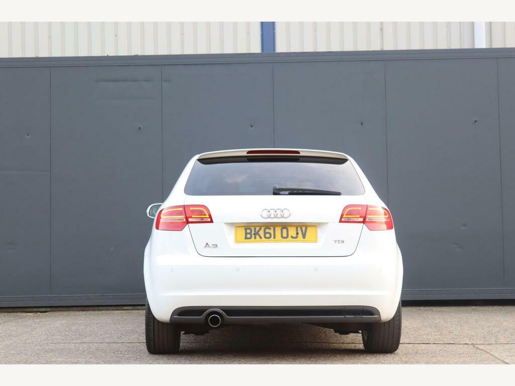 Audi A3 2.0 Tdi Black Edition Sportback Euro 5 S S White #6