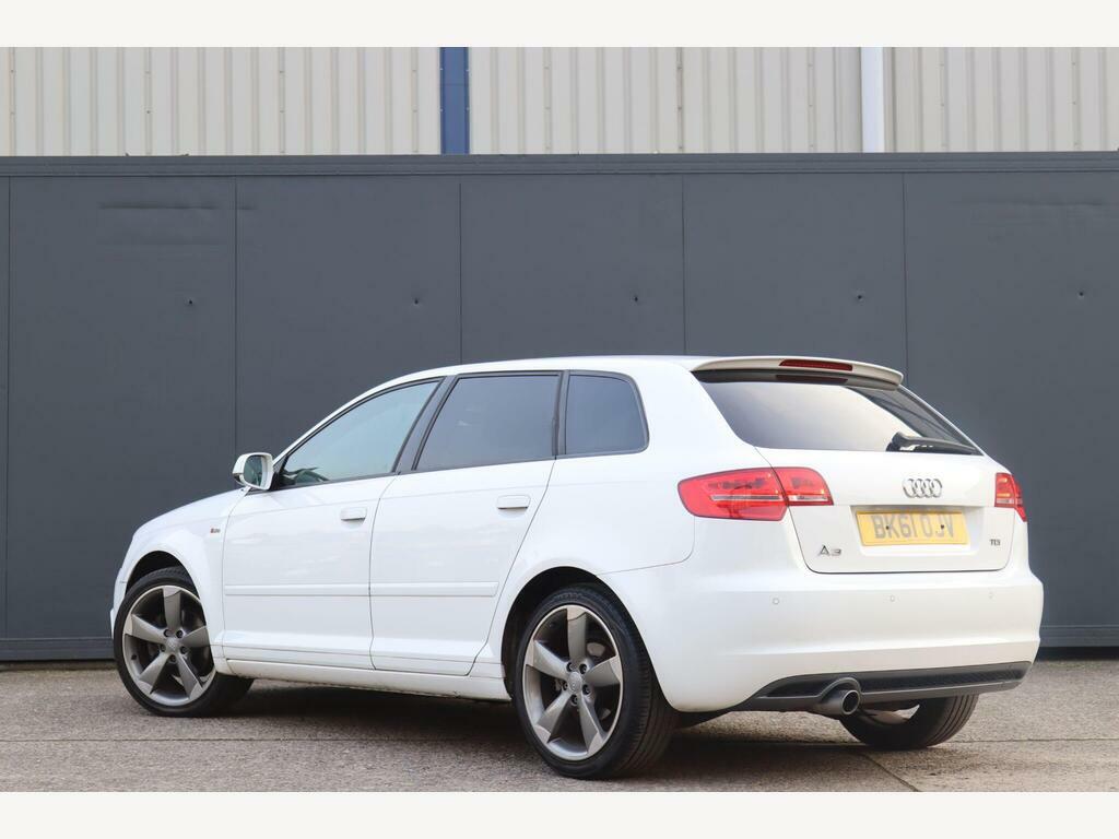 Audi A3 2.0 Tdi Black Edition Sportback Euro 5 S S White #5