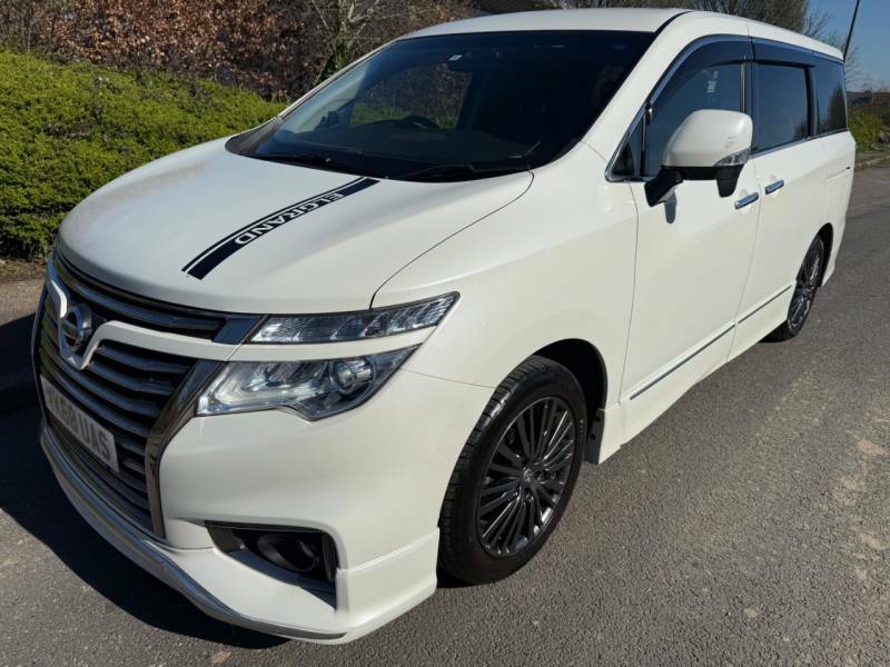 Nissan Elgrand Highway Star Urban Chrome - 2018 68 White #3