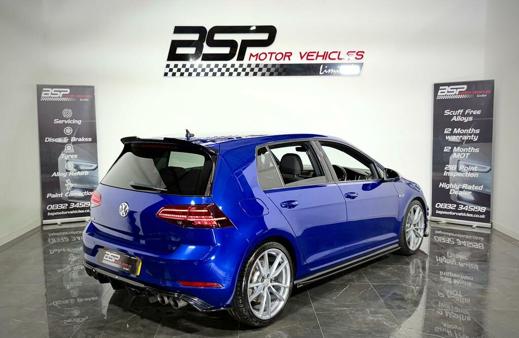 Volkswagen Golf Volkswagen Golf 2019 19 Reg 2.0 Tsi R Dsg 4Motio BP19OCA Blue #4