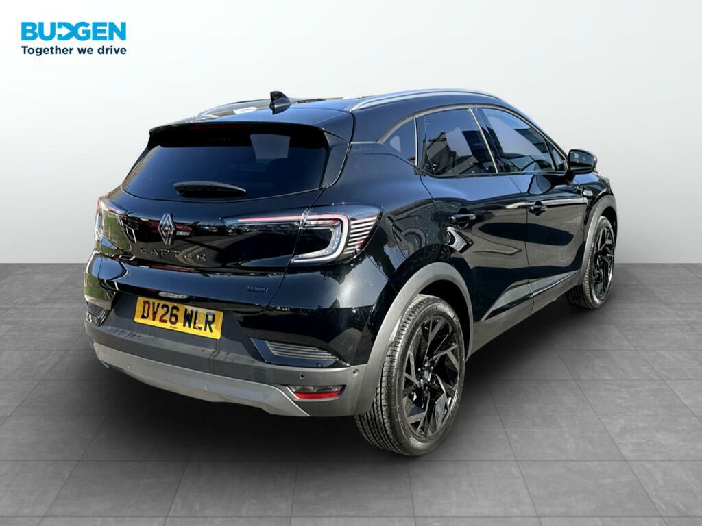 Renault Captur 1.8 E-tech Esprit Alpine Euro 6 Ss DV26WLR Black #3